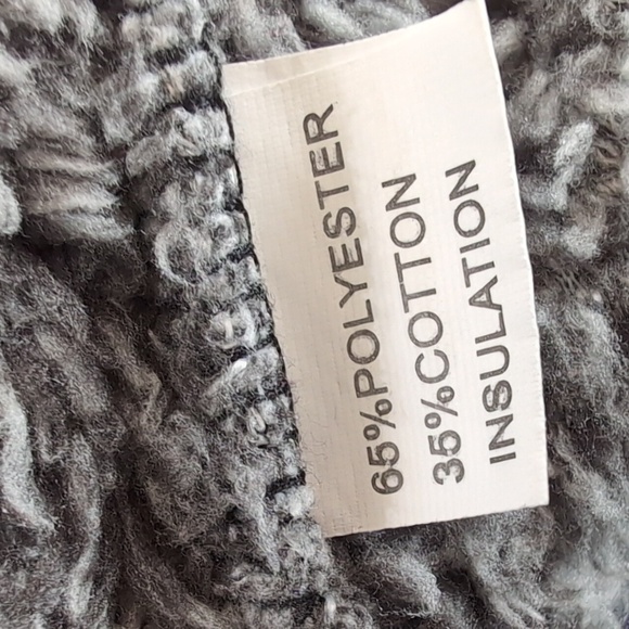 Cozy Warm Cotton Blend Pullover Sweatshirt Sweater Top Size L Large Gray Grey - Picture 5 of 7